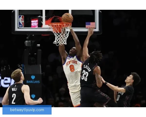 尼克斯豪取纽约德比十四连胜唐斯双十布伦森助攻领衔篮网六连败